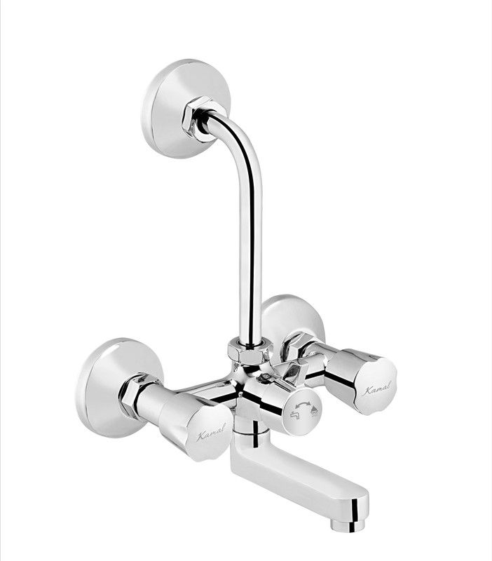KAMAL Wall Mixer Nexa Prime (With Provision for Overhead shower) | Includes L-Bend & Connecting Legs | F920035 Lyra Mixer Faucet Mixer Faucet  (Wall Mount Installation Type)