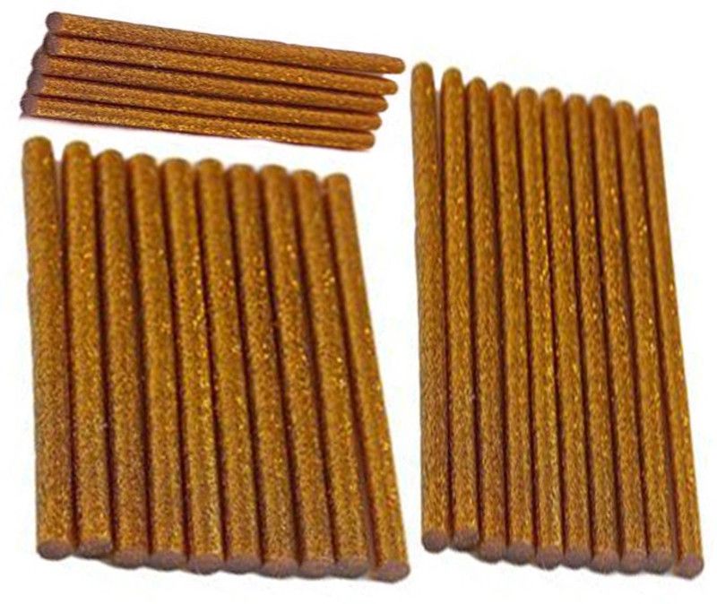 NBS 25 Golden Glitter Glue Stick 7mm for 20W glue gun Adhesive  (25 g)