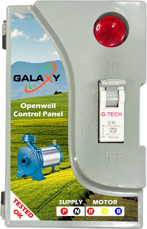 Galaxy Manufacture Mini Open Well Panel (0.5HP) | Virgin Plastic Body | NO RUST Submersible Water Pump  (0.5 hp)