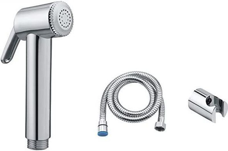KAYRA Health Faucet Set 1 Meter Flexible Stainless Steel Hose Tube, Faucet & Wall Hook Faucet Set