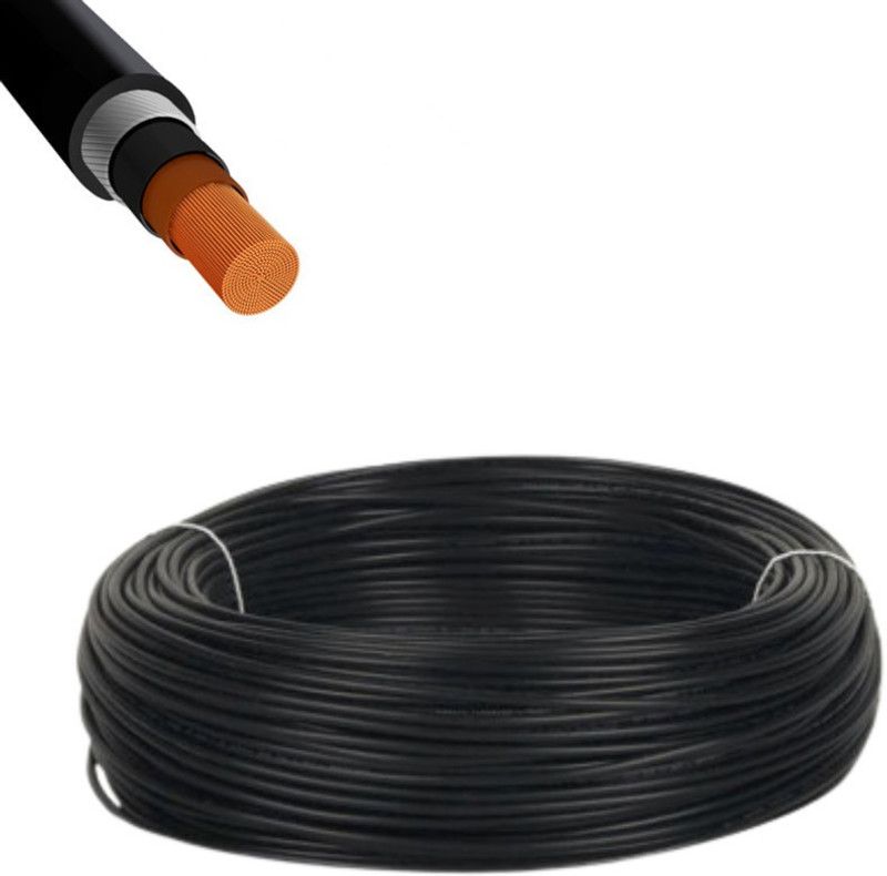 Elevea 120MM(950/40MM) 1Core 1 sq/mm Black 90 m Wire  (Black)