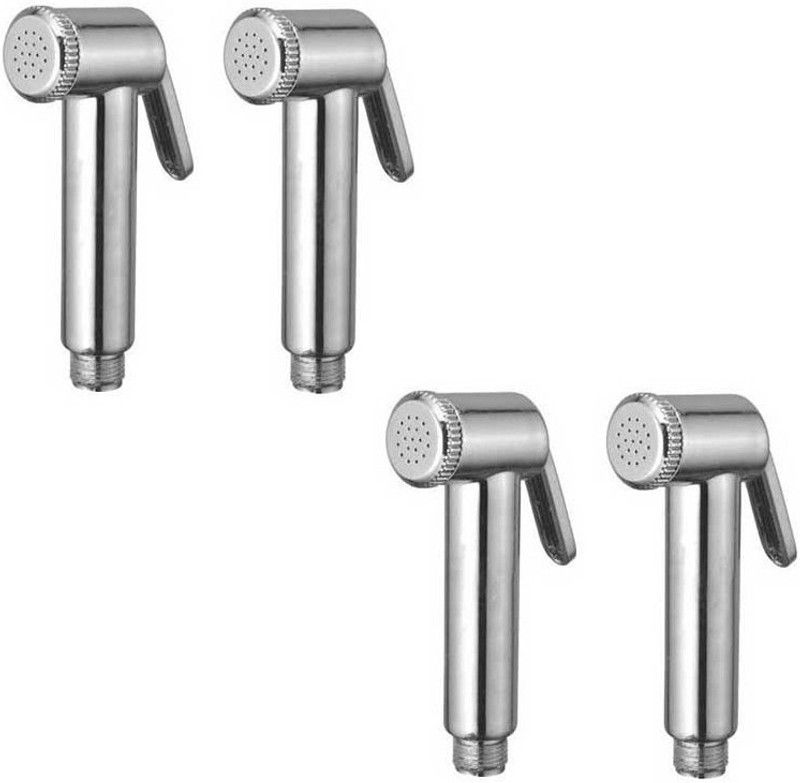 Kurvz jaquar Health Faucet PVC Chrome Plated - Set of 4 Shower Head