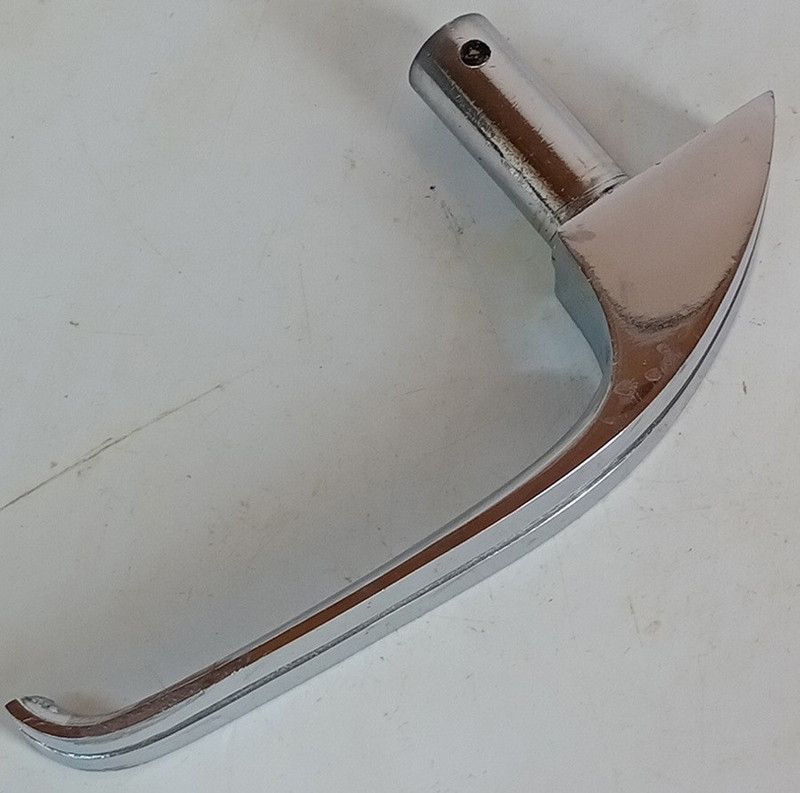 Mayan Iron Door Handle  (Silver)
