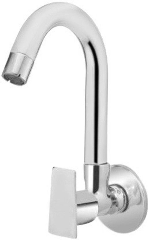 Prestige Spa Sink Cock silver with Wall Flange Taps Pillar Tap Faucet  (Wall Mount Installation Type)