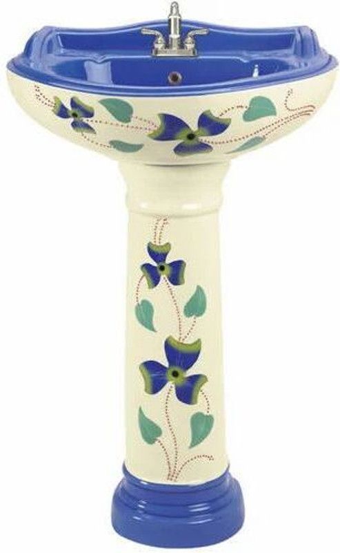 Bharattiles BHR63282-11 Top Mount  (Blue)