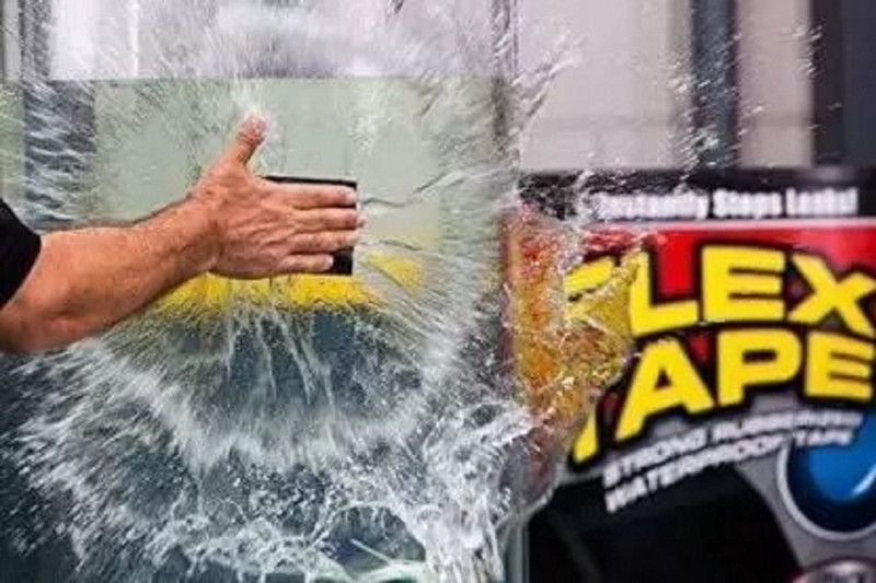 DEKIYANZ Flex Tape AA-12,Flex tape Strong Waterproof Tape Strong Waterproof Black Tape 152 cm Single Sided Tape  (Black Pack of 1)