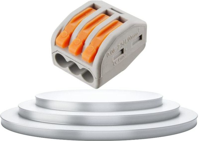Magnusdeal 5Pcs Push-in Electrical Wire Connector (3 Port) Flexible Wire/Stranded Wire connectors Wire Connector  (Multicolor, Pack of 5)