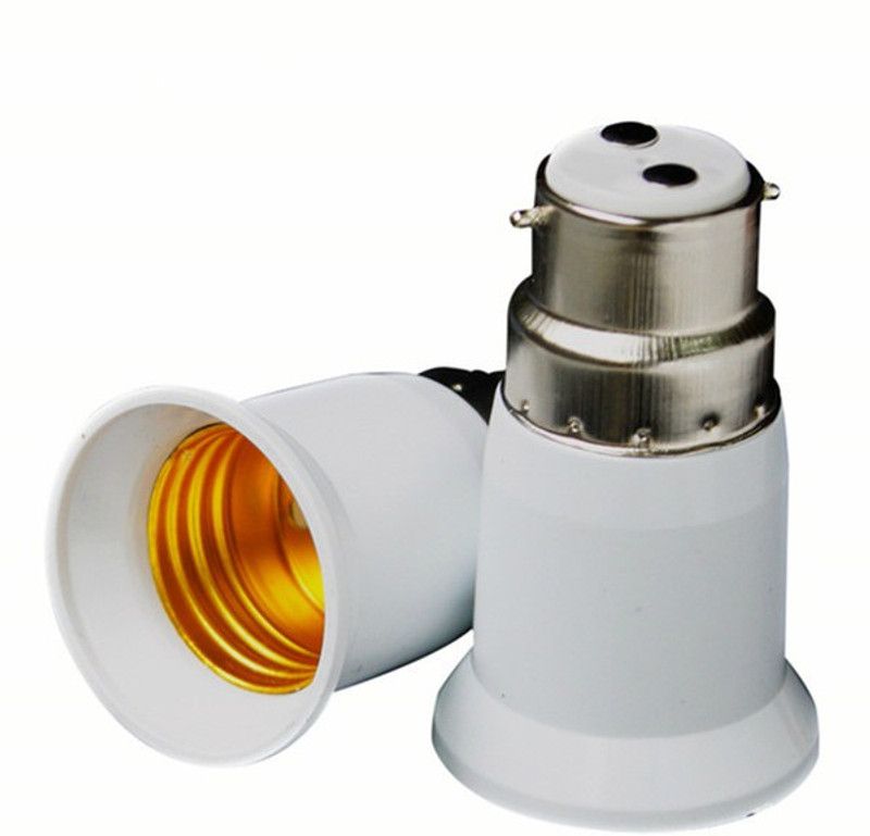 SPIRITUAL HOUSE B22 To E27 Lamp Base Led Bulb Converter Adapter Ceiling Fan Light Bulbs Socket Plastic Light Socket  (Pack of 2)