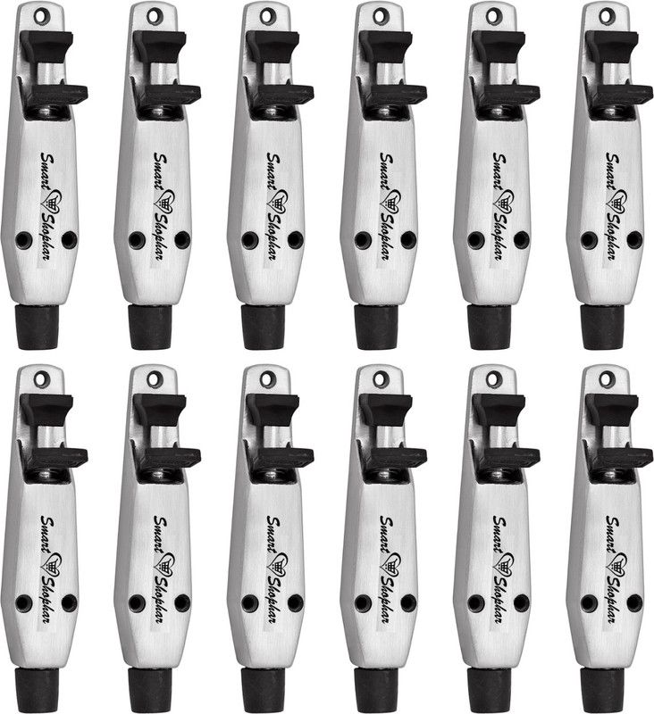 Smart Shophar SHA30ST-SUMM-SL05-P12 Door Mounted Door Stopper  (Silver)