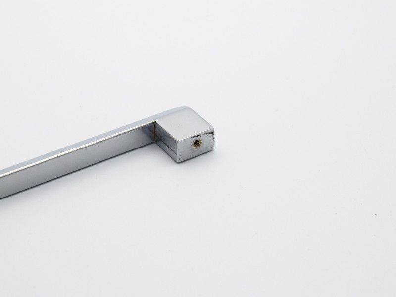 Rab (Code:-Hand AR1151 JUPID, Size:-128MM, Finish:-CP) Zinc Door Handle  (Silver Pack of 1)