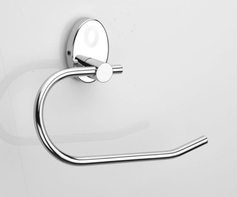 Inkart Standard Grade Stainless Steel Towel Ring for Bathroom/Napkin-Towel Hanger/Wash Basin/Bathroom Accessories (Silver/Chrome-Half Square) Silver Towel Holder  (Stainless Steel)