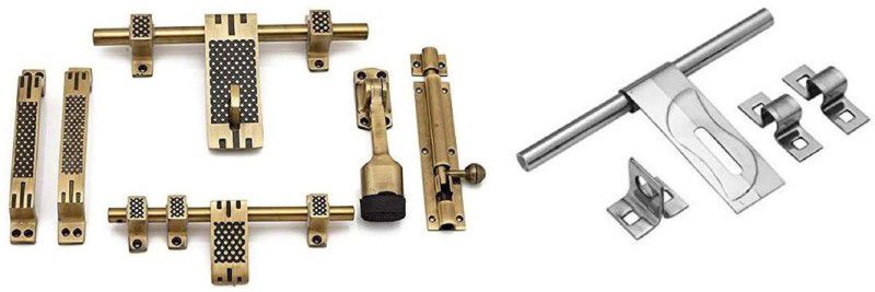 DOORESTER Adjustable Latch  (Stainless Steel, Brass)
