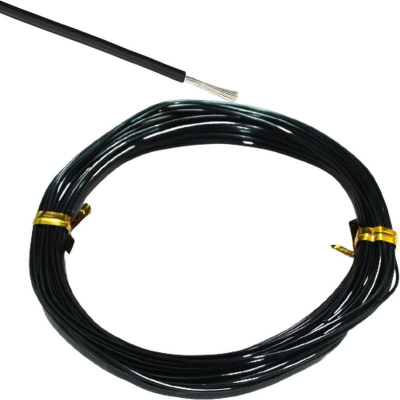 Raptas Aluminum 1 sq/mm Black 200 m Wire  (Black)