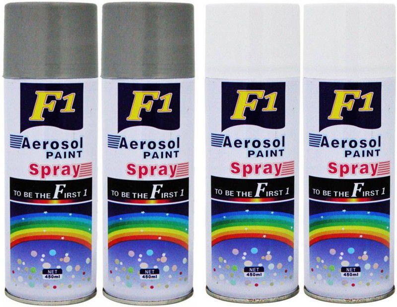 F1 multicolor Spray Paint 450 ml  (Pack of 4)