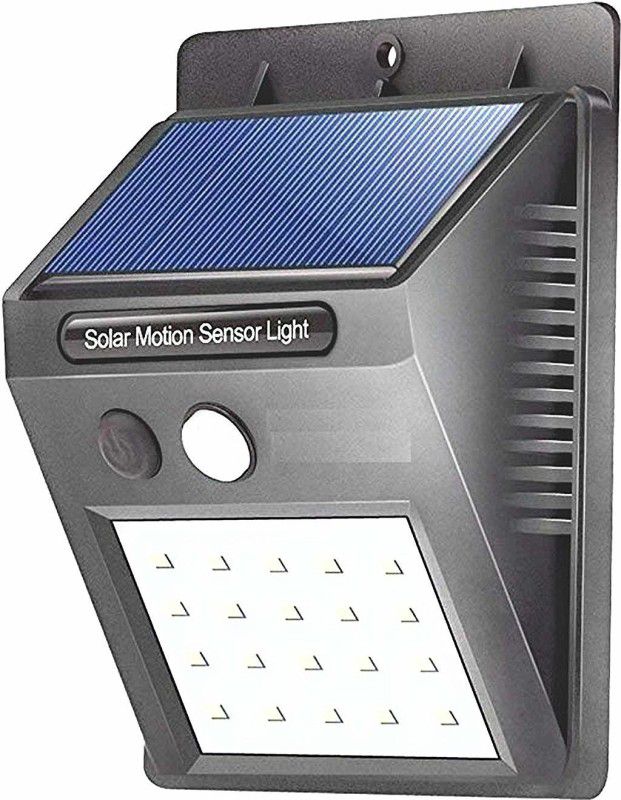 jke LED SOLAR LIGHT Solar Light Set  (Wall Mounted Pack of 1)