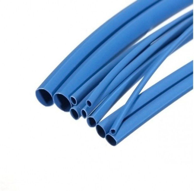 RPI SHOP - 500 Pcs Blue 2mm Polyolefin Heat Shrink Tube, Insulated Wire Wrap, 45mm Heat Shrink Cable Sleeve  (2 mm)