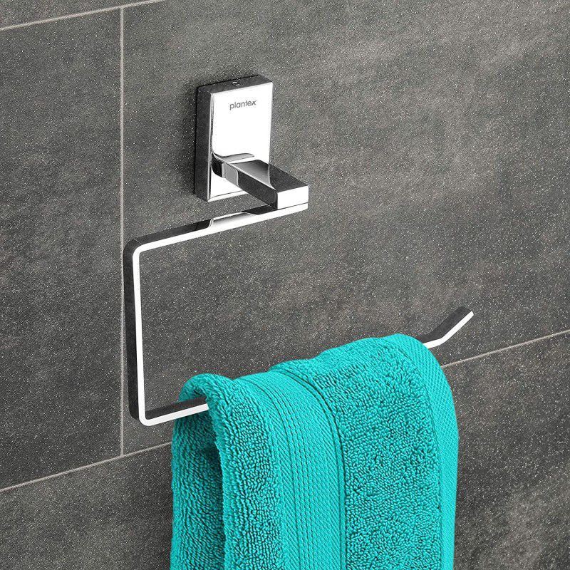Plantex 304 Grade Stainless Steel Napkin Ring/Towel Ring/Napkin Holder/Towel Hanger/Bathroom Accessories (Pack of 1) Chrome Finish Towel Holder  (Stainless Steel)