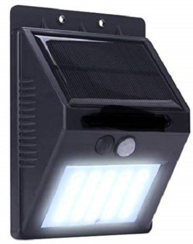 BEYOND ENTERPRISE LED Solar Light Solar Light Set  (Wall Mounted Pack of 1)