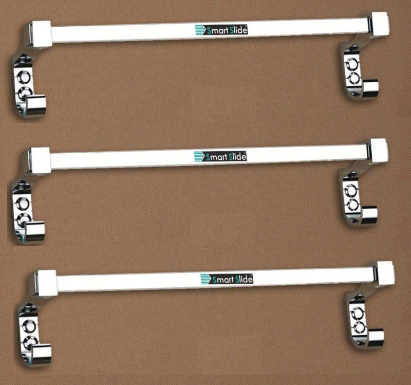 SMART SLIDE 24 inch 1 Bar Towel Rod  (Steel Pack of 3)