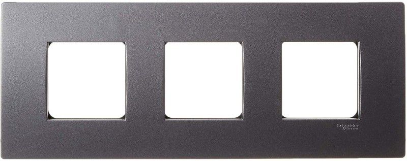 Schneider Electric Opale-6 Module Grid and Cover Plate, Black Graphite(Pack of 5) Wall Plate  (Black)