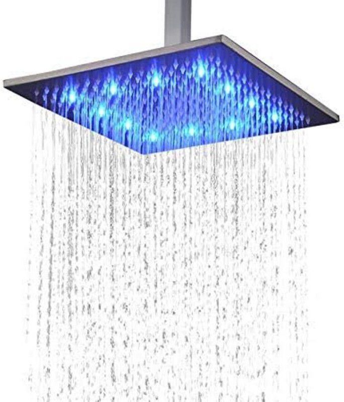 3G DECOR Square Temperature Sensor Rain Bathroom Shower Head Shower Head
