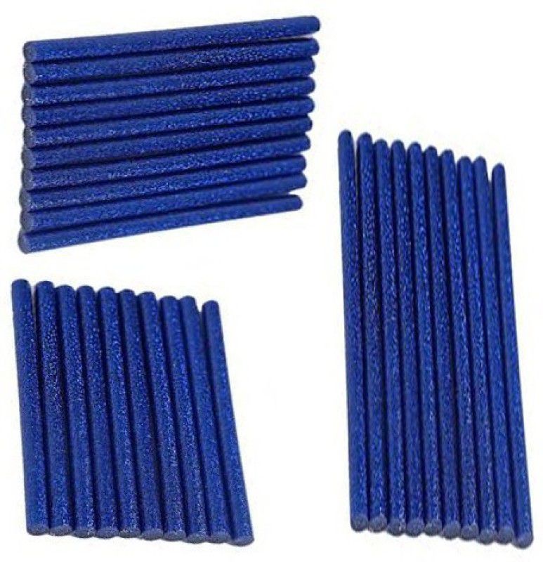 NBS 30 Blue Glitter Glue Stick 11mm for 40W glue gun Adhesive  (30 g)