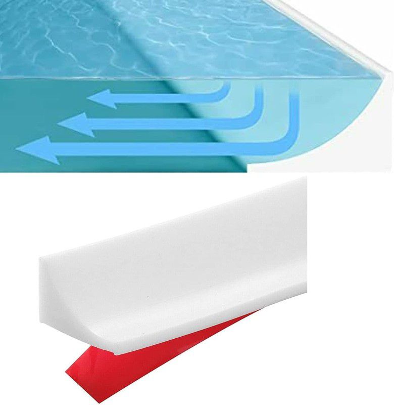 Hukimoyo Threshold water dam barrier tape 300 Floor Marking Tape  (White Pack of 1)
