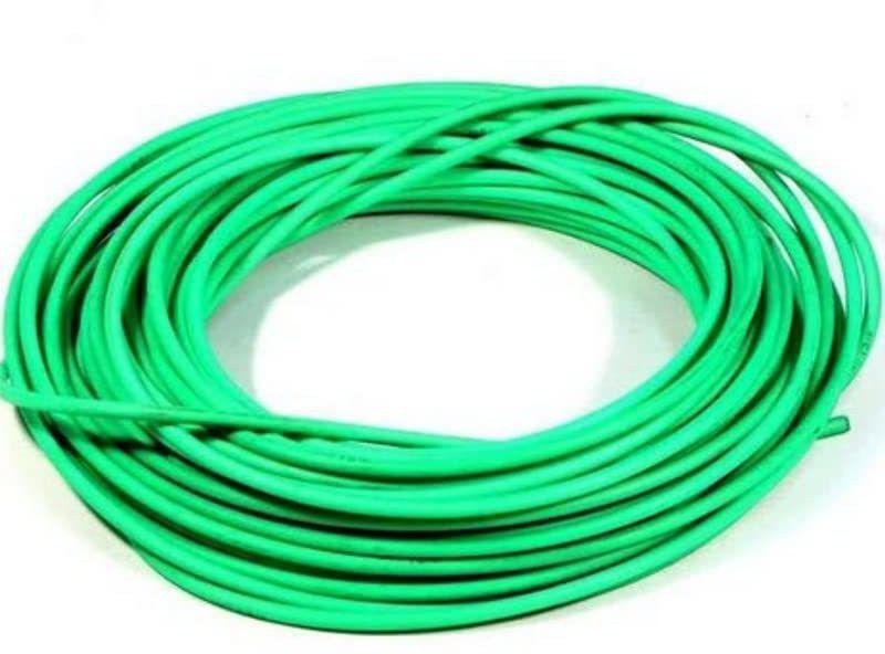 Raptas Copper 1 sq/mm Green 5 ft. Wire  (Green)