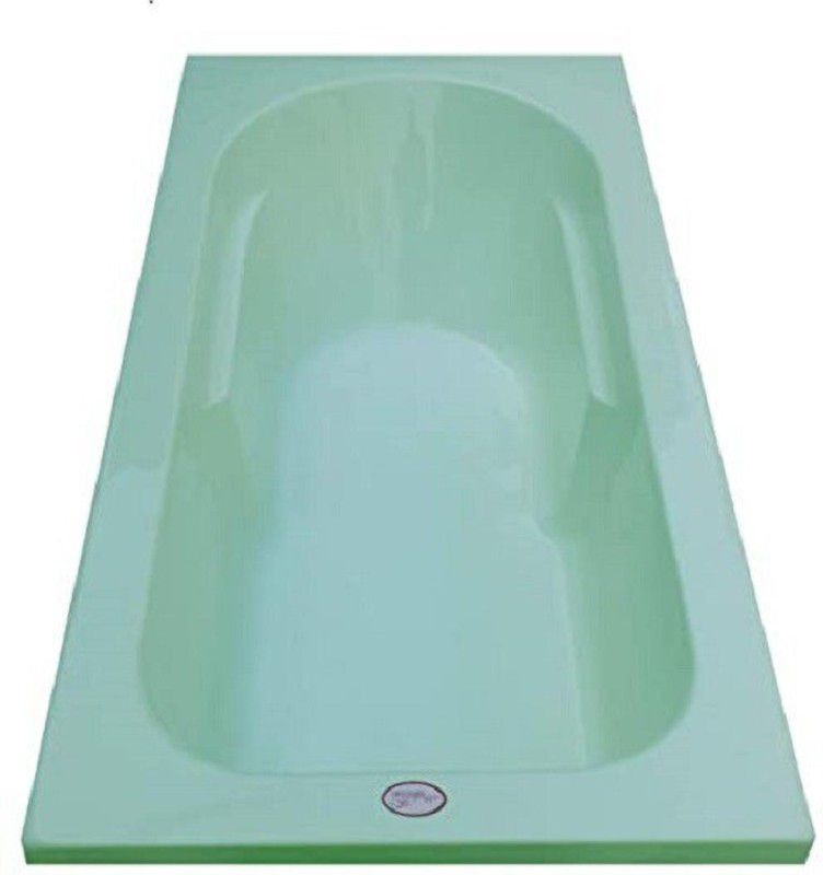 MADONNA Prestige Acrylic 4 Feet Rectangular Fixed - Green Alcove Bathtub  (100 or Above L)