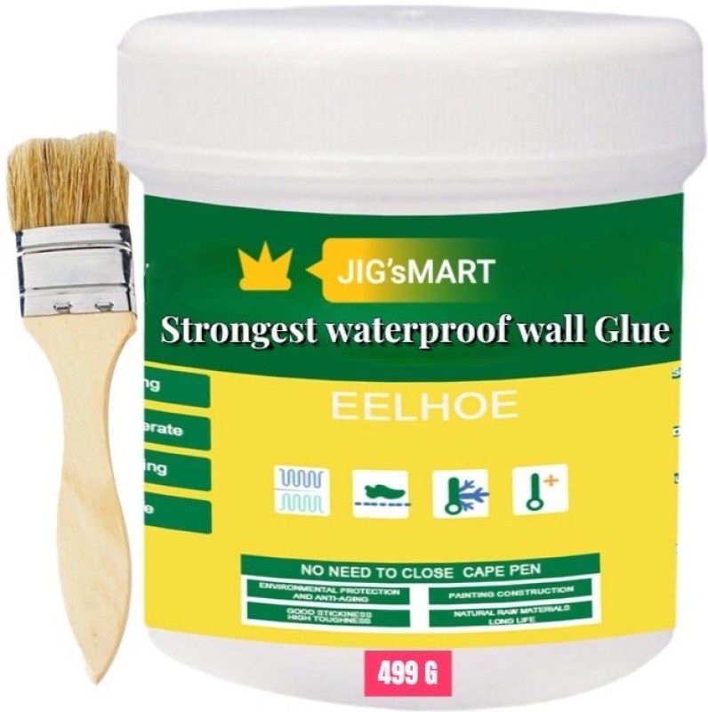 JIG'sMART 499GR Excellent Invisible Leak Stop Adhesive Waterproof Glue Transparent Wall Crack Filler  (499 g)