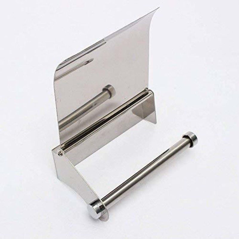 Quality BIt toilet paper holder Stainless Steel Toilet Paper Holder  (Lid Included)