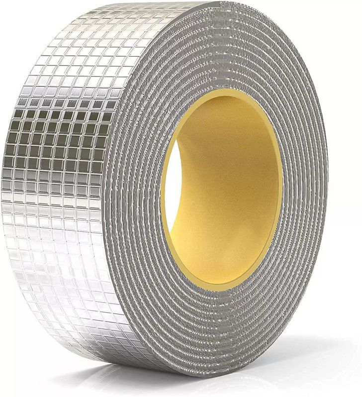 Browndy Aluminum Tape Leakage Repair Tape for Pipe Leakage Roof Water Leakage Solution 5 m Duct Tape  (Silver Pack of 1)