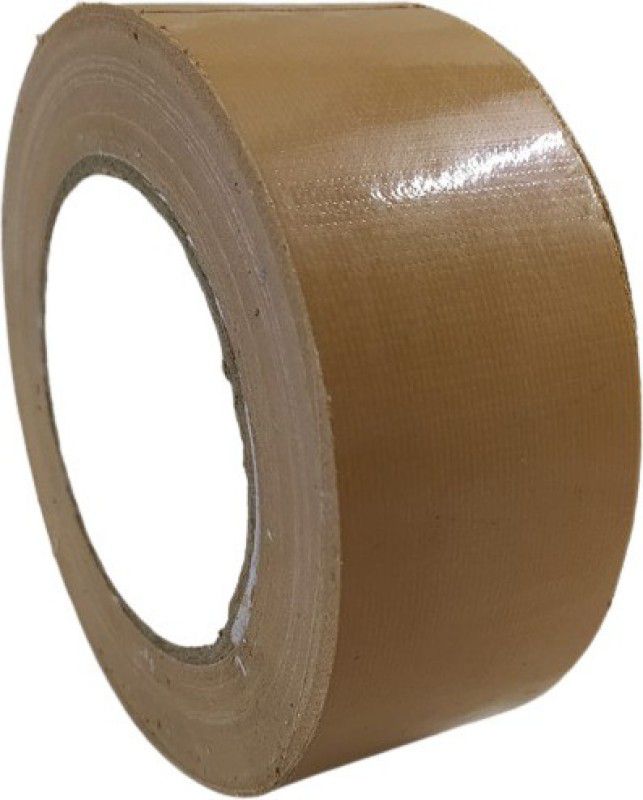 S Mark Binding Tape For Multi-Purpose ( 2inch - 25meter ) | Pack Of 1 | (Brown Color) 1 cm Double-sided Tape  (Brown Pack of 1)