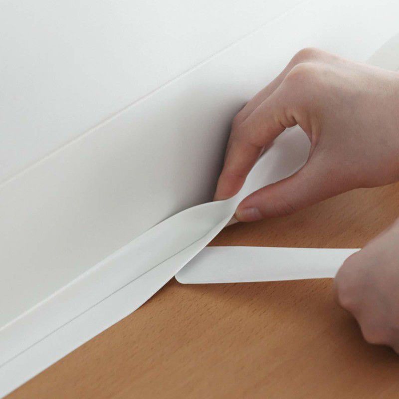 ATOOZED Waterproof Adhesive Tape For Bathroom & Kitchen Sink || Wall Corner Line Leakage Sealing Tape || Wall Caulk Strip Crack Repair Adhesive Tape 3 m Duct Tape  (White Pack of 1)