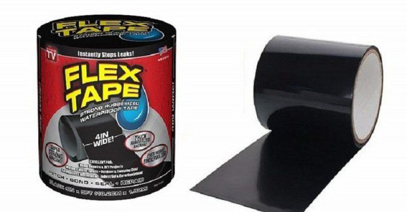 geutejj Rubberized Water Leakage Seal Tape Waterproof Flex Tape for Seal Leakage_191 150 cm Floor Marking Tape  (Multicolor Pack of 1)