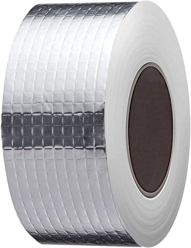 GOPINATH AUTOLINK Aluminium Foil Waterproof Adhesive Rubber Tape For Leakage Water Tank Roof Pipe 5 m Duct Tape  (Silver Pack of 1)