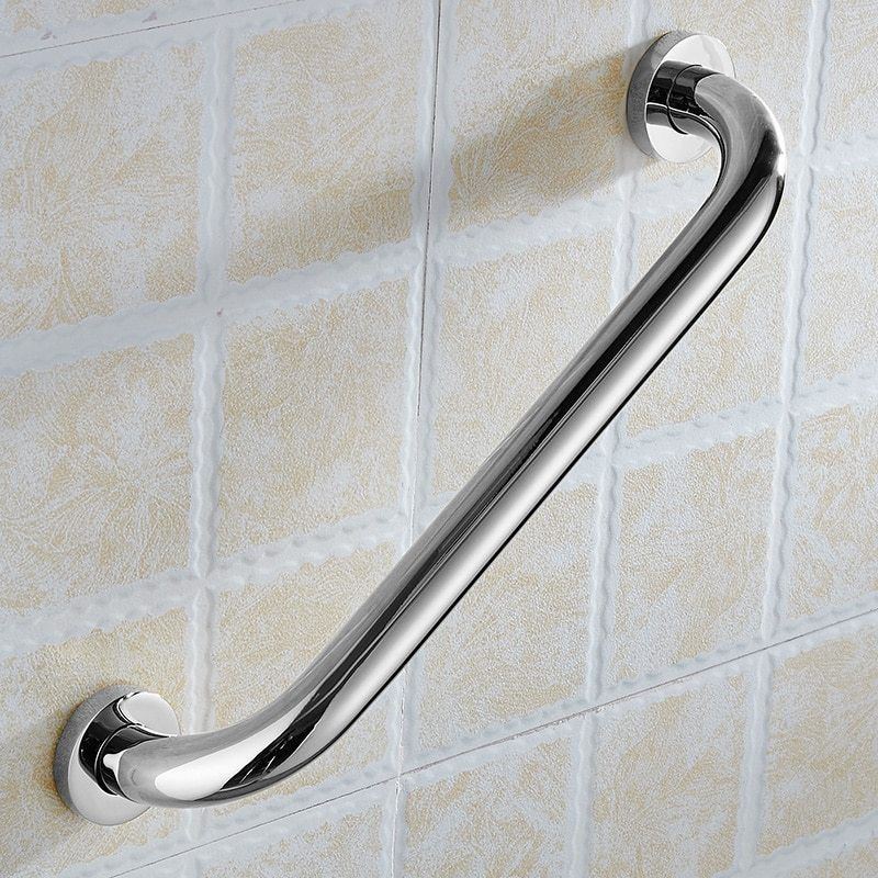 LOGGER - Grab Bar (Safety Toilet Support Rail) L1001016B1 Handle Shower Grab Bar  (Chrome 25 cm)