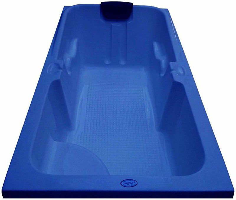 MADONNA CEAFIXALP MADONNA Ceaser Acrylic 6 feet Rectangular Bathtub - Alpine Blue Undermount Bathtub  (100 or Above L)