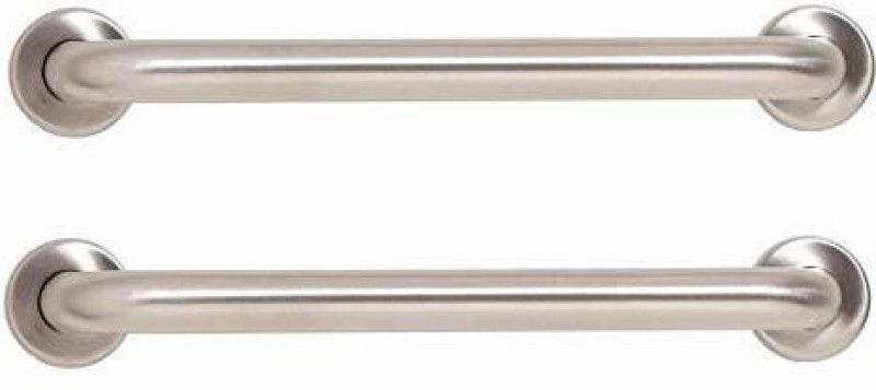 GALAXY ENTERPRISE Quality Stainless Steel Bathroom Grab Bar Home Bars Silver (Pack of 2) (12 Inch) Shower Grab Bar  (Stainless steel 12 cm)