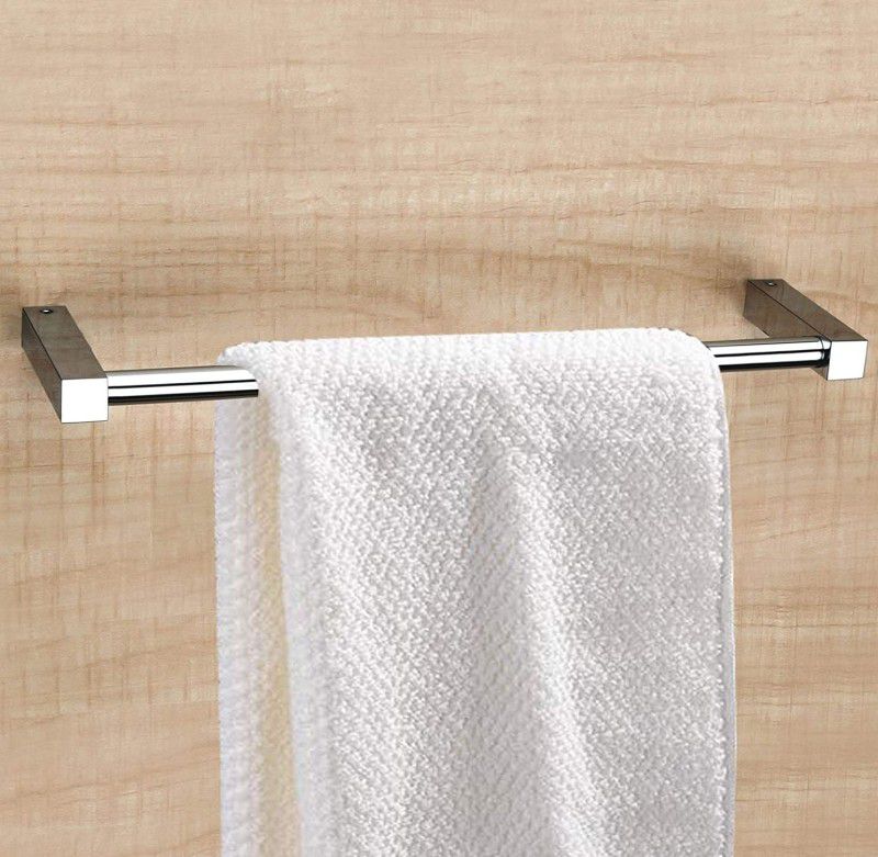 Plantex Stainless Steel Towel Hanger for Bathroom/Towel Rod/Bar/Bathroom Accessories(18 Inch-Chrome) 18 inch 1 Bar Towel Rod  (Stainless Steel Pack of 1)