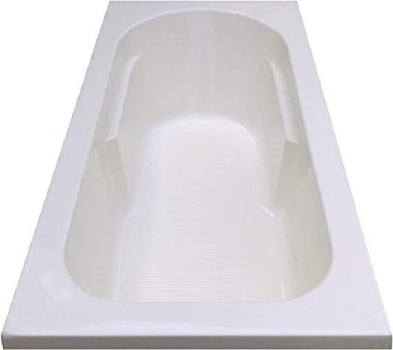MADONNA Prestige Acrylic 4 Feet Rectangular Fixed - White Alcove Bathtub  (100 or Above L)