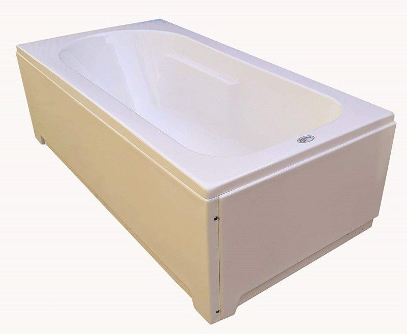 MADONNA Alexander 6 Ft Portable Acrylic with Side Panel - Ivory Free-standing Bathtub  (100 or Above L)