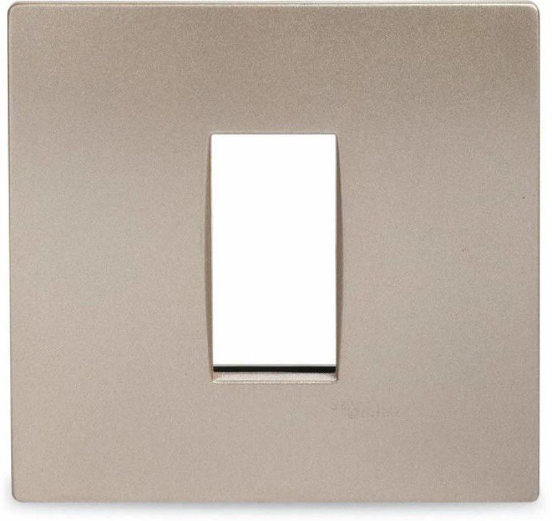 Schneider Electric Opale-1 Module Grid and Cover Plate (Pack of 10) Wall Plate (Gold) Wall Plate  (Gold)