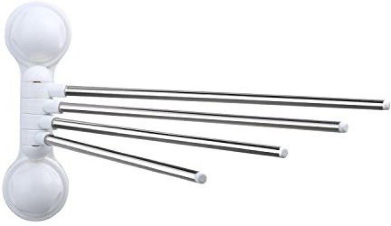 DEAGAN Stainless Steel 4 Bar 12 inch 4 Bar Towel Rod  (Steel Pack of 1)