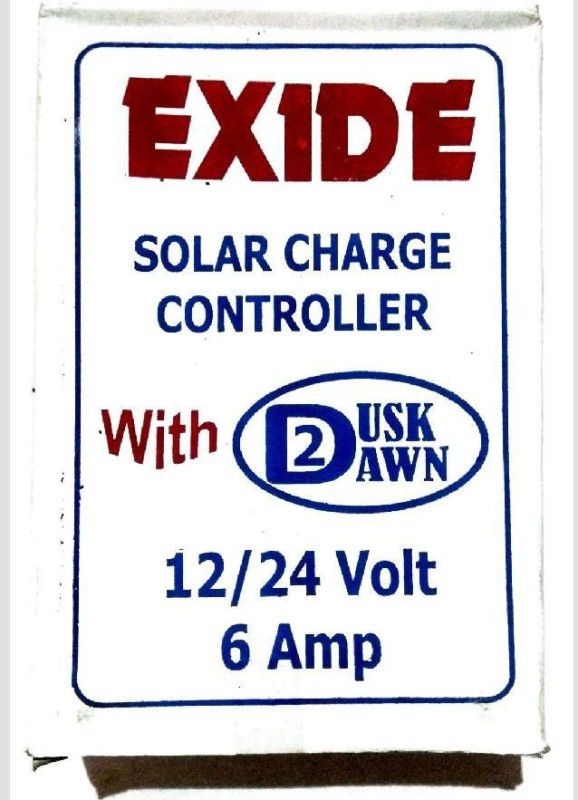 EXIDE Dusk to Dawn 12/24 Volt 6 Amp Solar Charge Controller PWM Solar Charge Controller