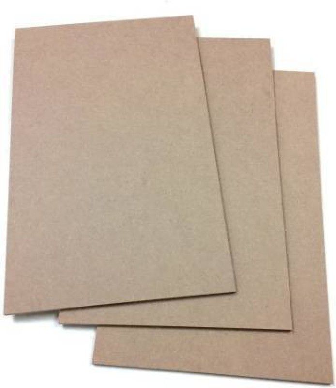 DI-KRAFT 5.5 mm MDF Board sheet (10 x 16 inch) 3 Pcs Hardboard Sheets for Art and Crafts Pine Wood Veneer  (25.4 cm x 40.64 cm)