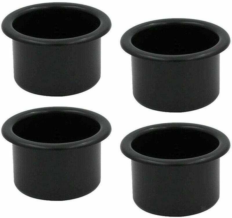 LFM Sofa Cup Holder (Pack of 4 PCS) (COLOUR-BLACK) Wine Glass Holder  (Furniture Accessories, Plastic)
