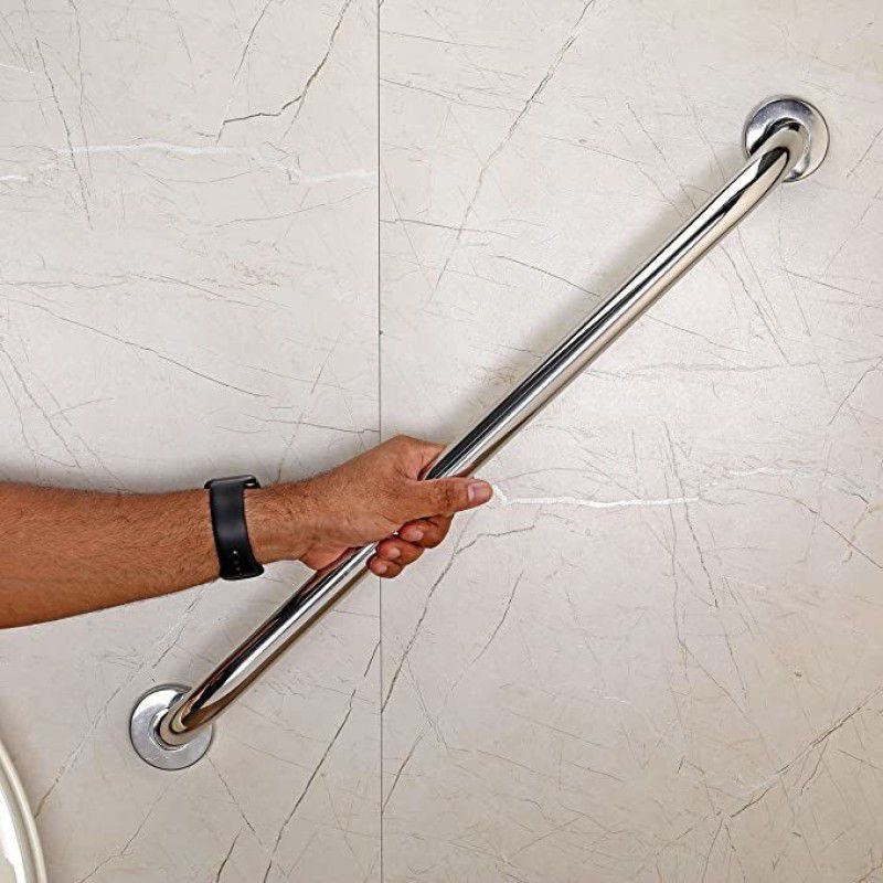 FORTUNE 24 Inch Towel Bar, Bathtub Rail, Safety Hand Support Handle Bathroom, Shower Grab Bar  (Chrome 61 cm)