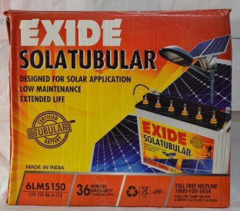 EXIDE 6LMS150 AGM Solar Battery  (12 V)