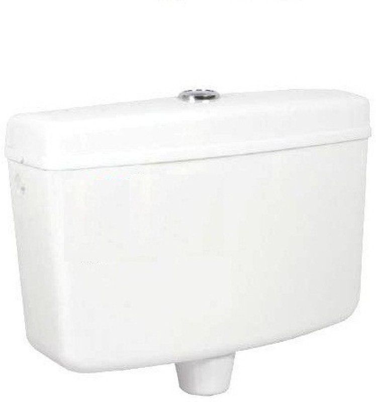NEW WARE Push Type Toilet Flush Tank Slim and Stylish Dual Flush Tank Flushing 10 Liters Capacity Dual Flush Tank  (White 10 L)